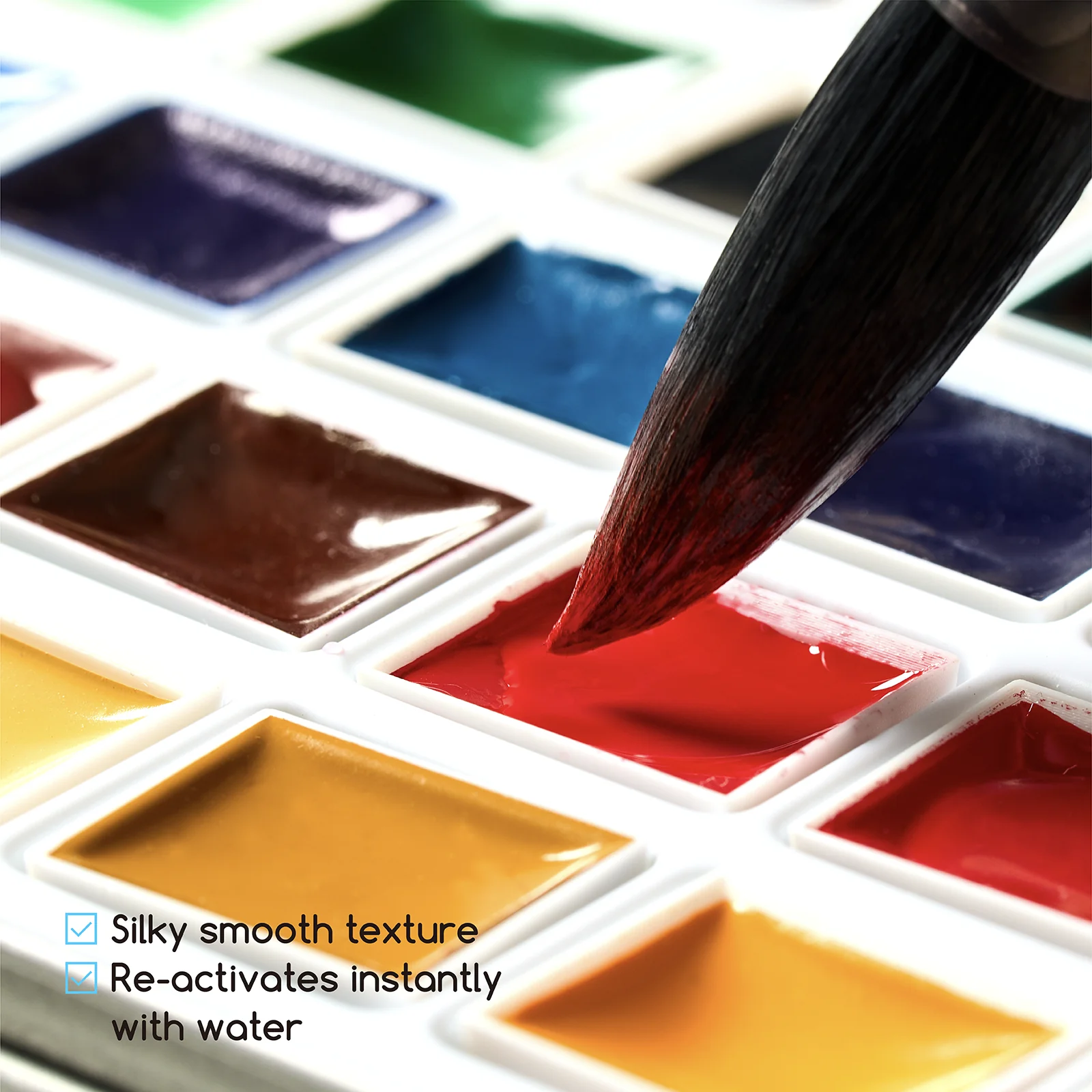MEEDEN Artist Watercolour Paint 24 Colors, 15ml - Image 9