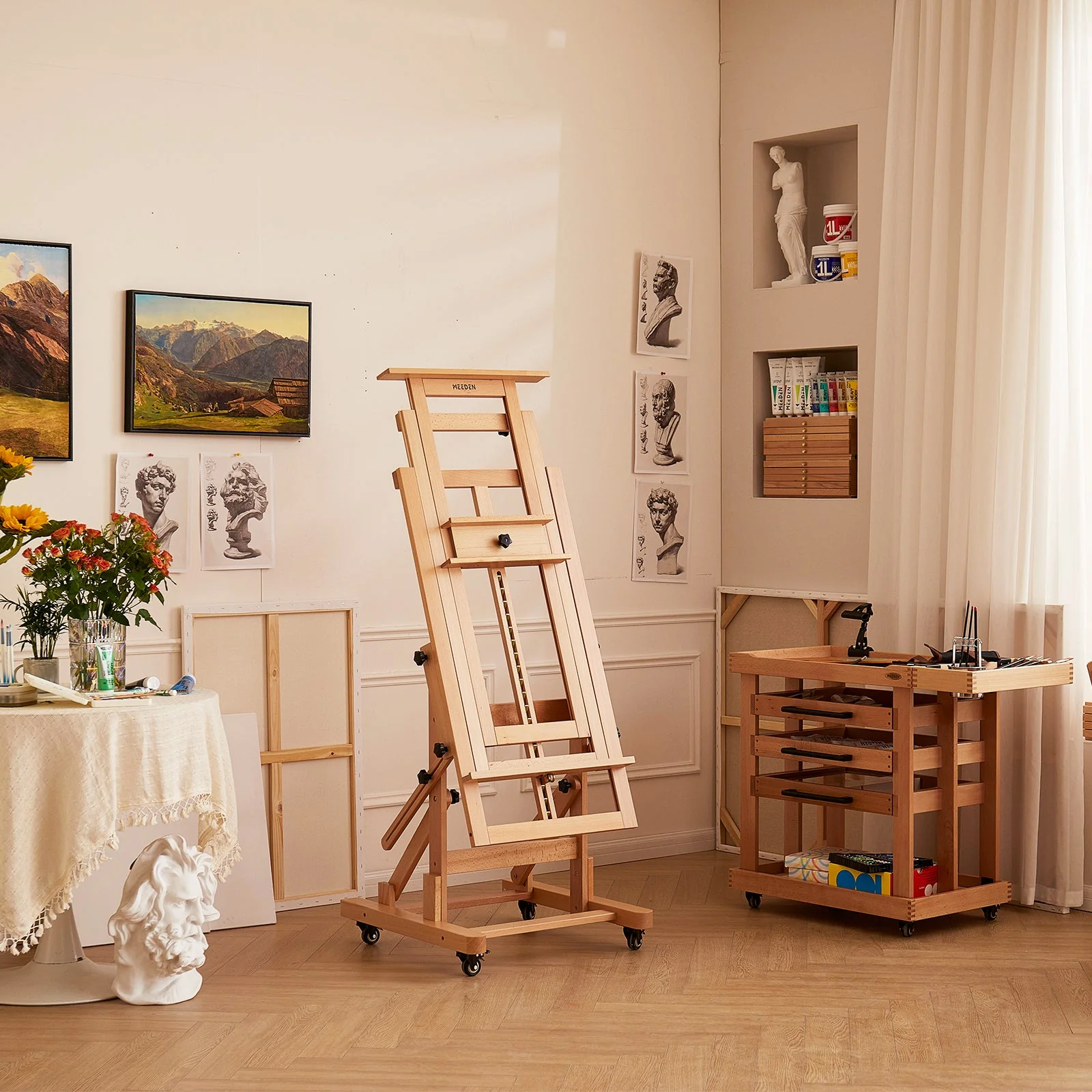 MEEDEN Deluxe Multi-Function Heavy Duty Large Artist Easel-DHJ-3 - Image 2