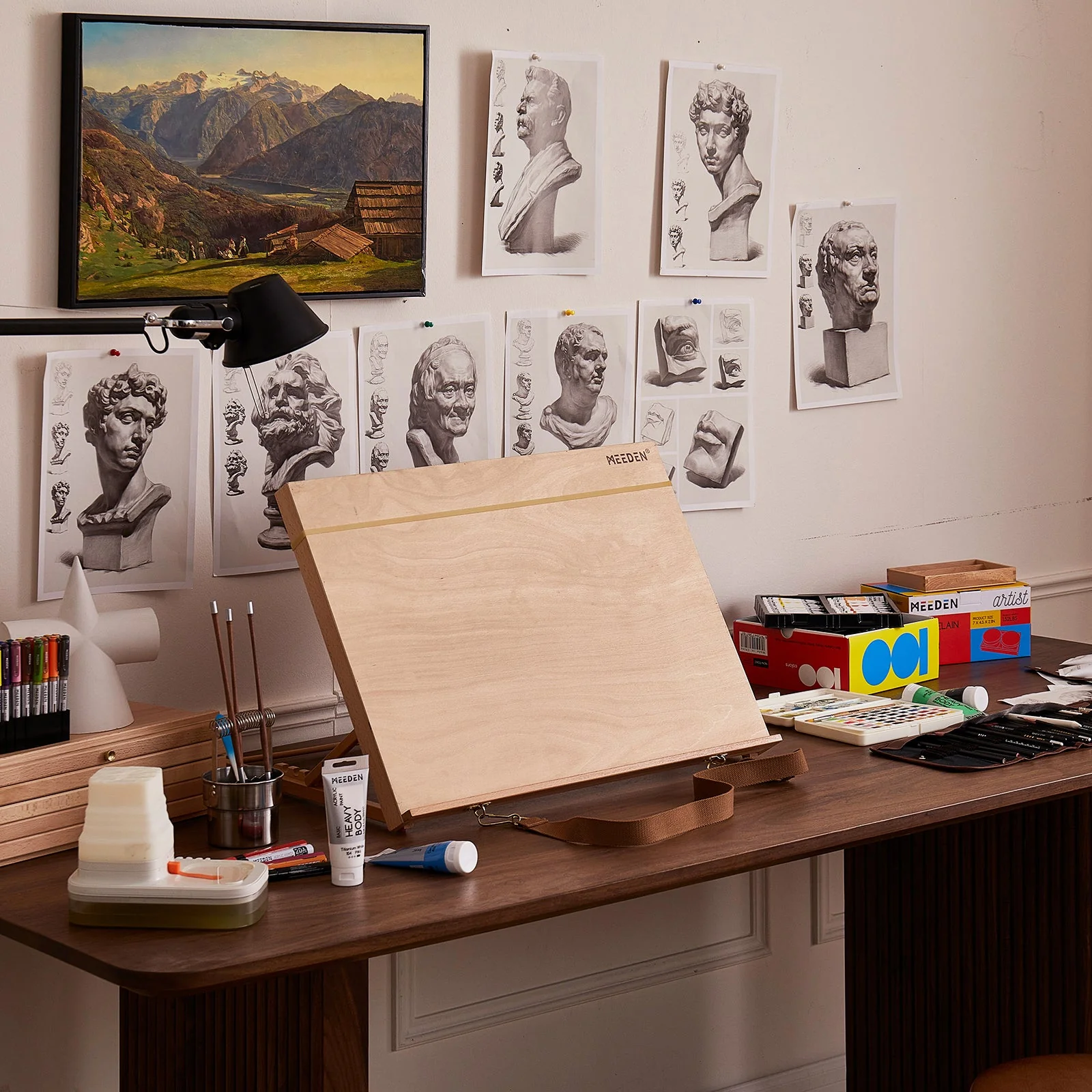 MEEDEN Large Studio Artist Sketching Tabletop Easel - Image 2