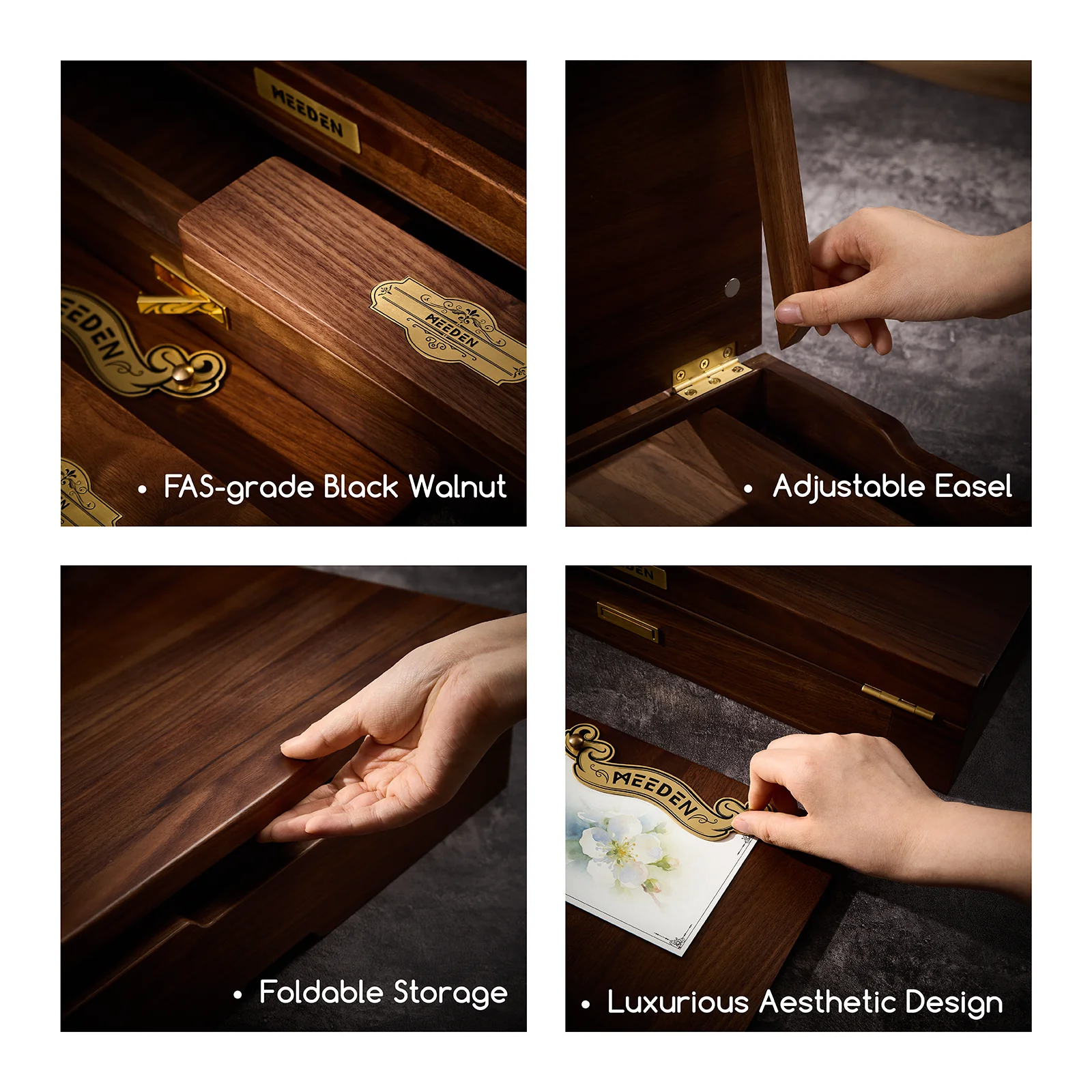 MEEDEN Luxury Tabletop Easel Set - Image 4