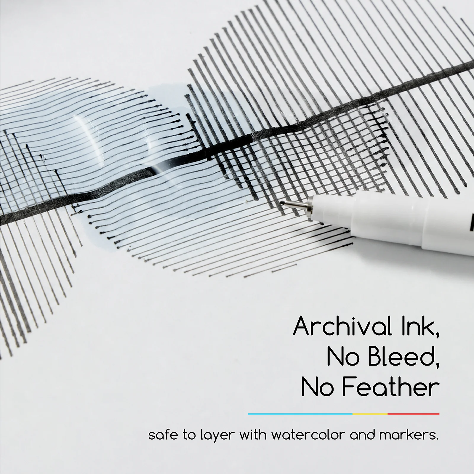 MEEDEN Micro Fineliner Drawing Pens: 6-Size Fine Liner Pen Set - Image 5