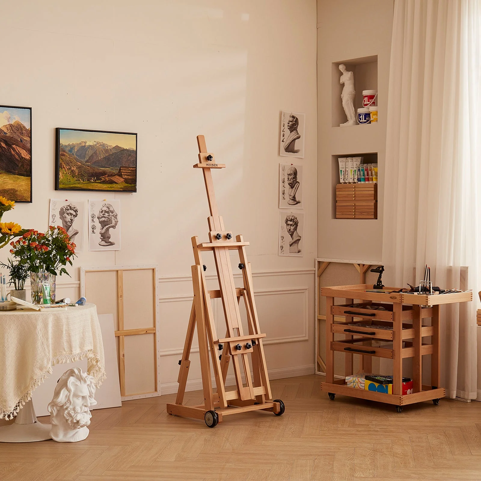 MEEDEN Versatile Studio H-Frame Artist Easel-W14 - Image 2