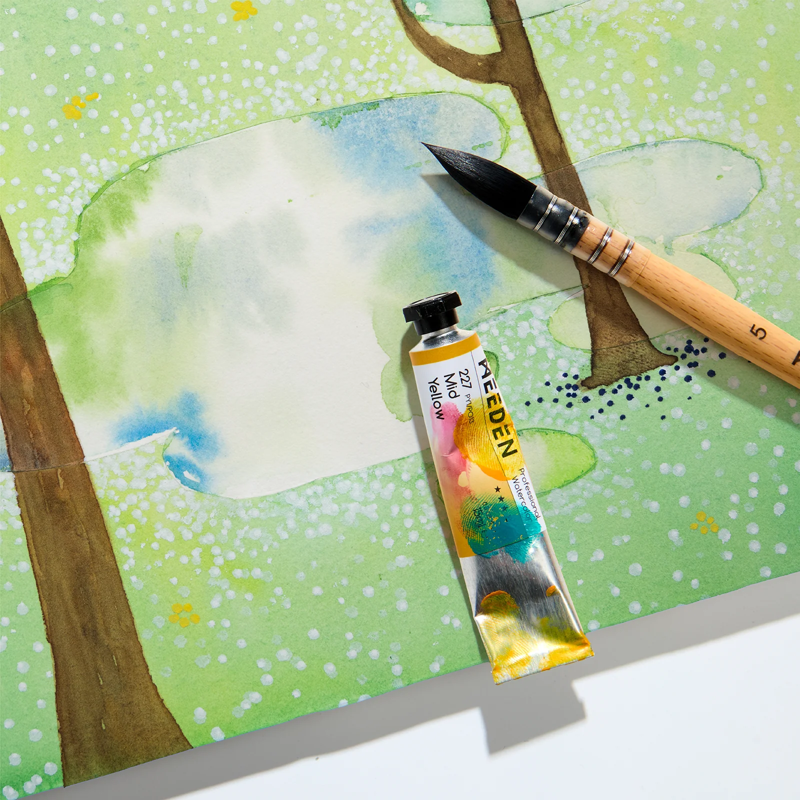 MEEDEN Professional Artist Watercolor Paint 40 Colors, 15ml - Image 9