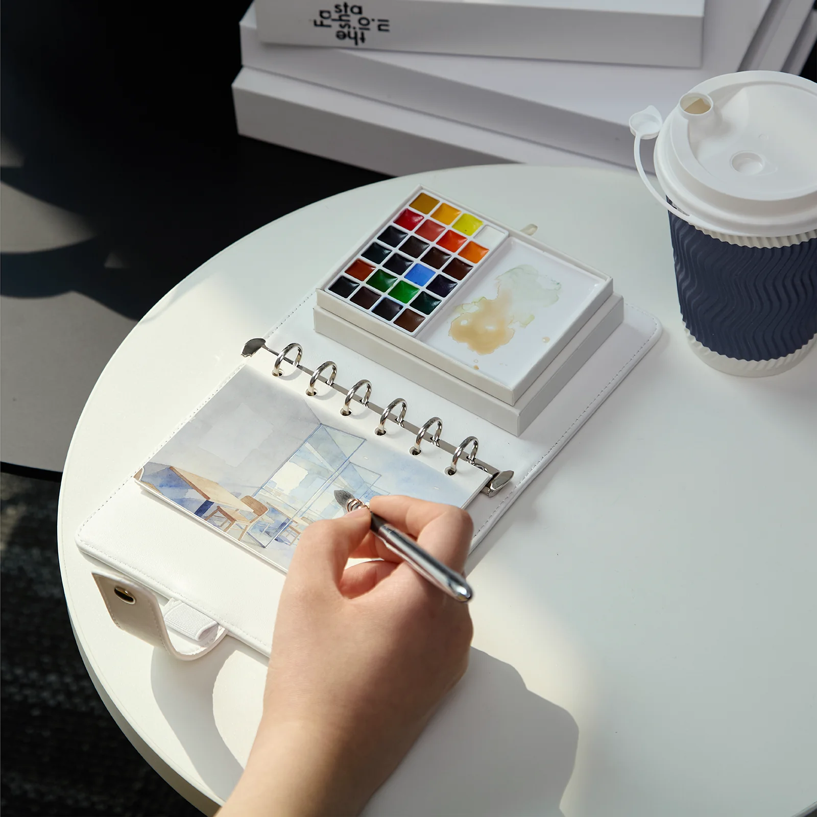 MEEDEN Travel Watercolor Sketch Set - Image 7