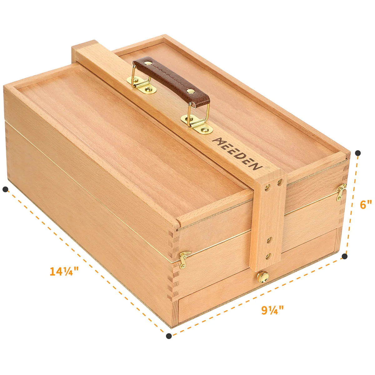 MEEDEN Wooden Art Supply Storage Box - Image 5