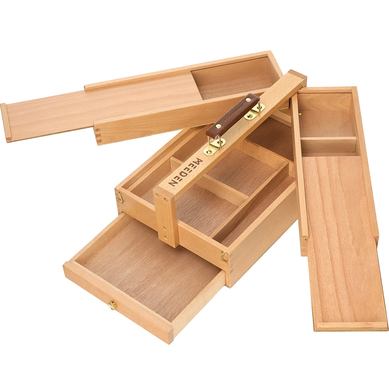 MEEDEN Wooden Art Supply Storage Box - Image 6
